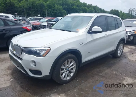 2016 BMW X3 xDrive28I from USA, damaged, VIN 5UXWX9C59G0D75446